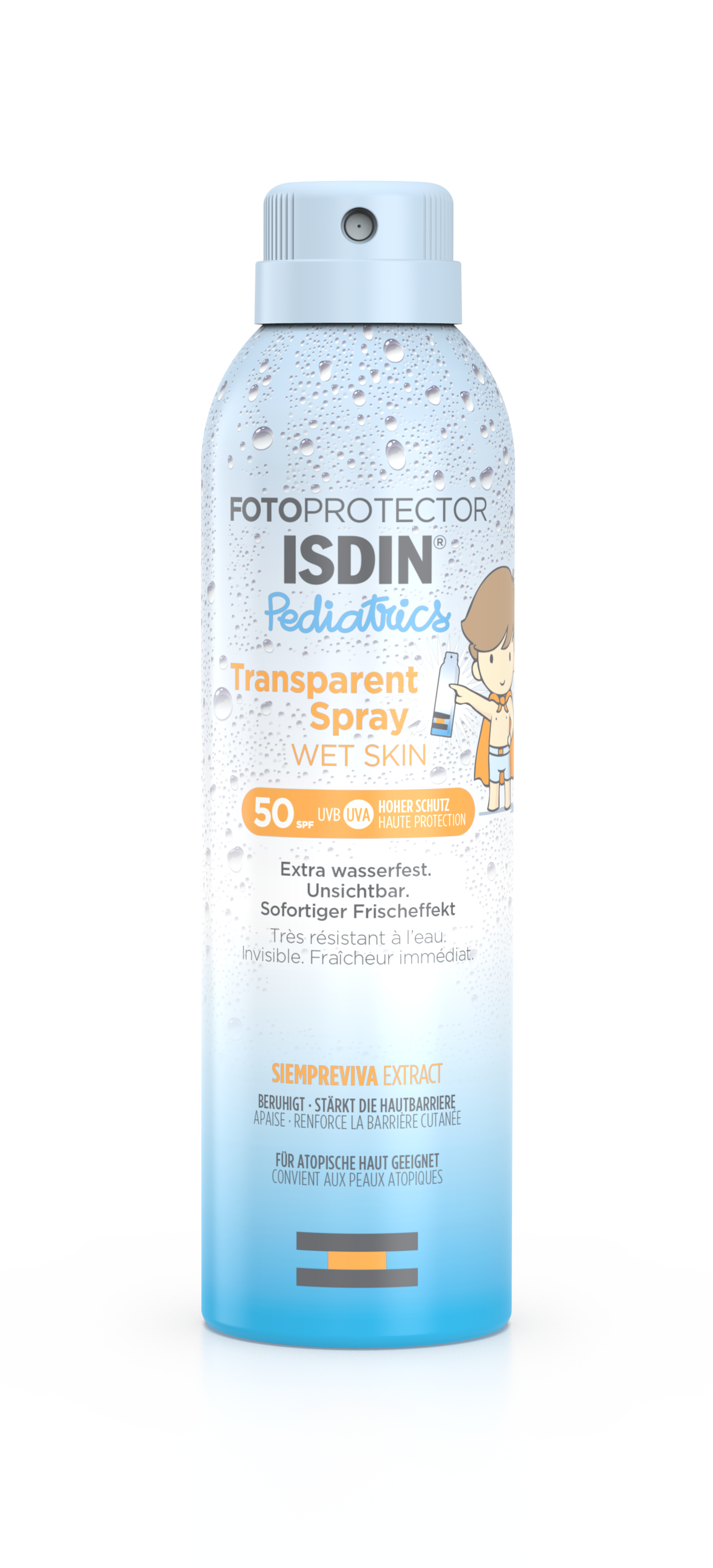 ISDIN Fotoprotector Ped.Wet Skin Spray LSF 50