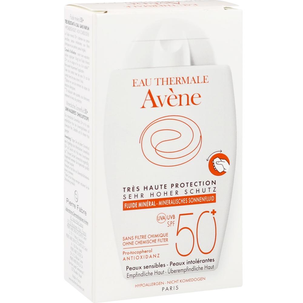 AVENE Mineralisches Sonnenfluid SPF 50+ ungetönt