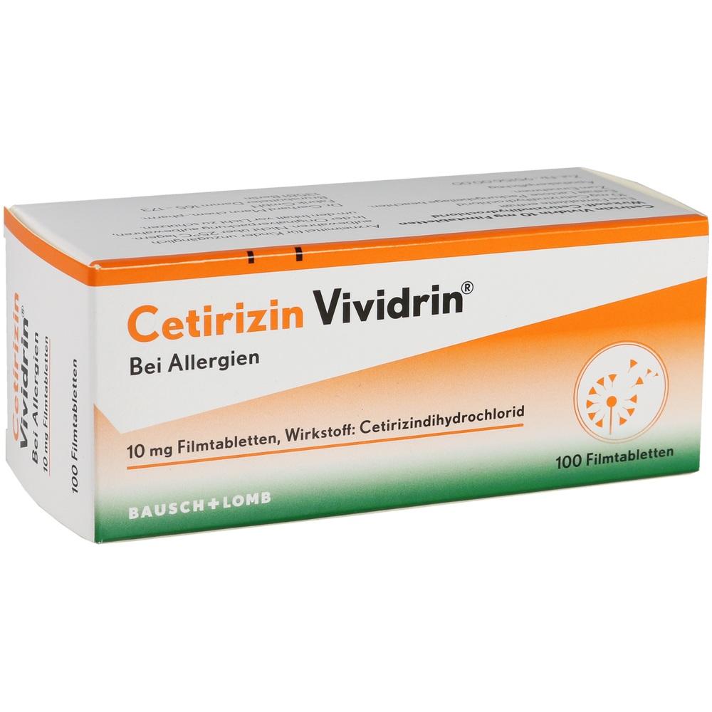 CETIRIZIN Vividrin 10 mg Filmtabletten