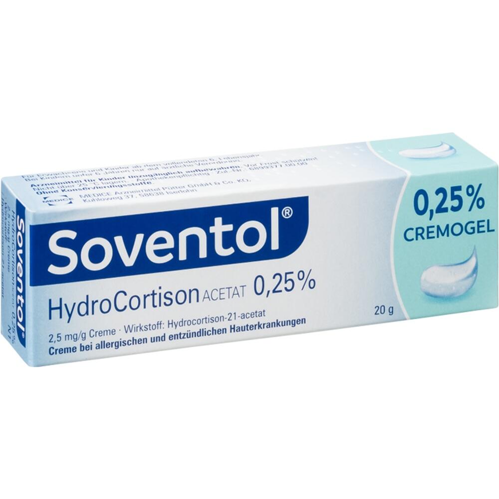 SOVENTOL Hydrocortisonacetat 0,25% Creme