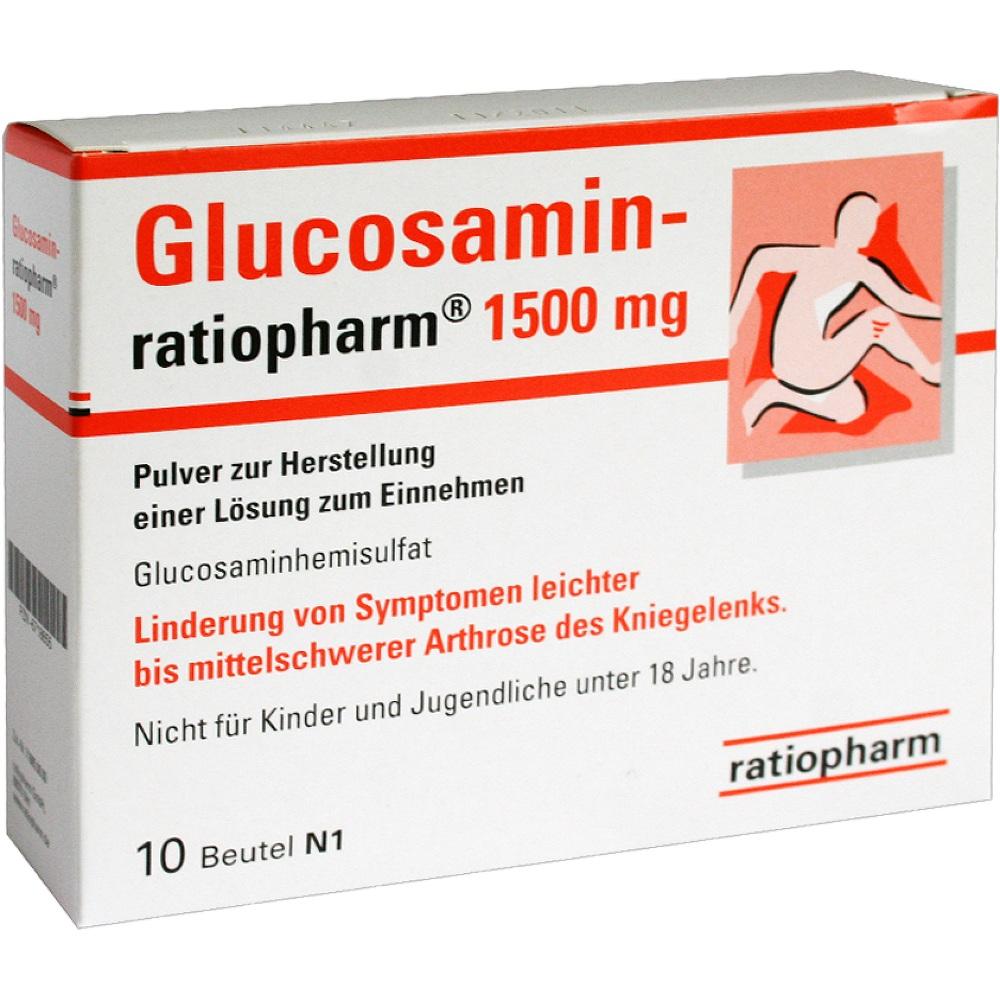 GLUCOSAMIN-RATIOPHARM 1500 mg Plv.z.H.e.L.z.Einn.