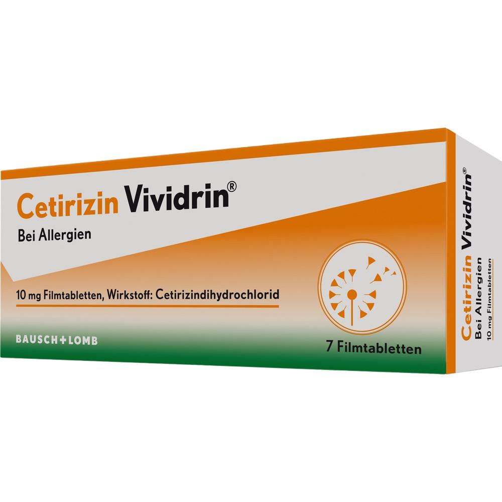 CETIRIZIN Vividrin 10 mg Filmtabletten