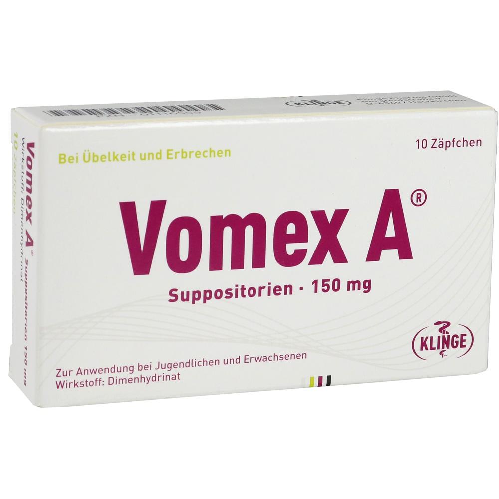VOMEX A 150 mg Suppositorien