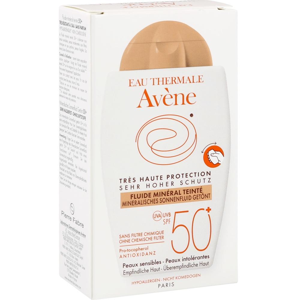 AVENE Mineralisches Sonnenfluid SPF 50+ getönt