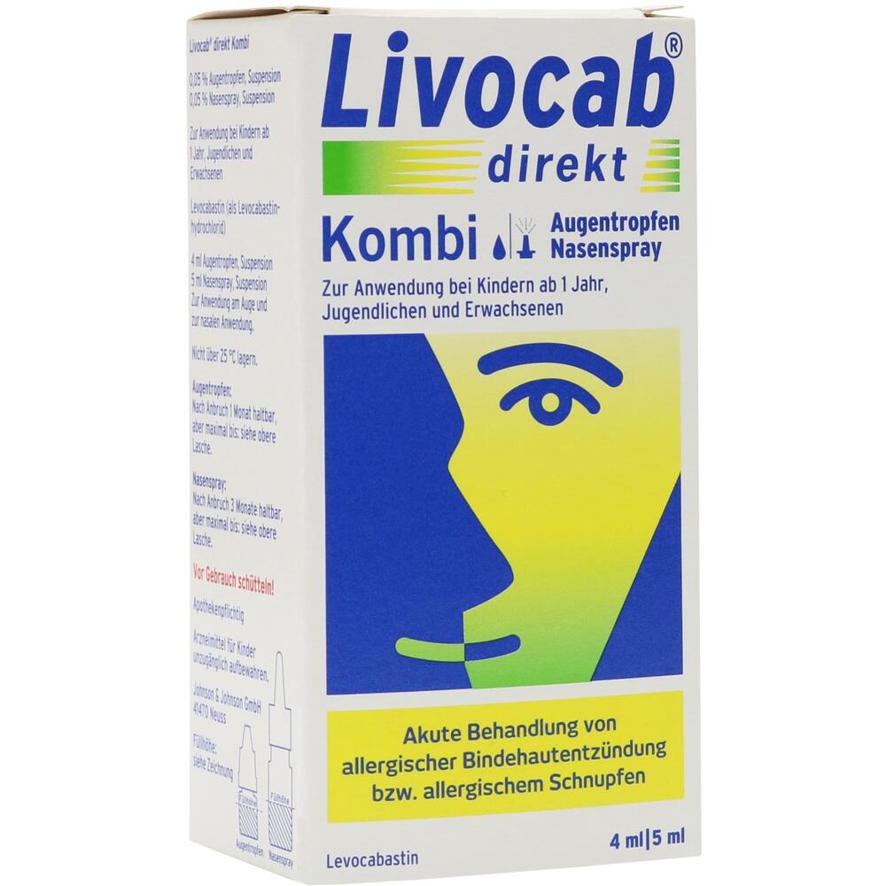 LIVOCAB direkt Kombi 4 ml Augentr.+5 ml Nasenspray