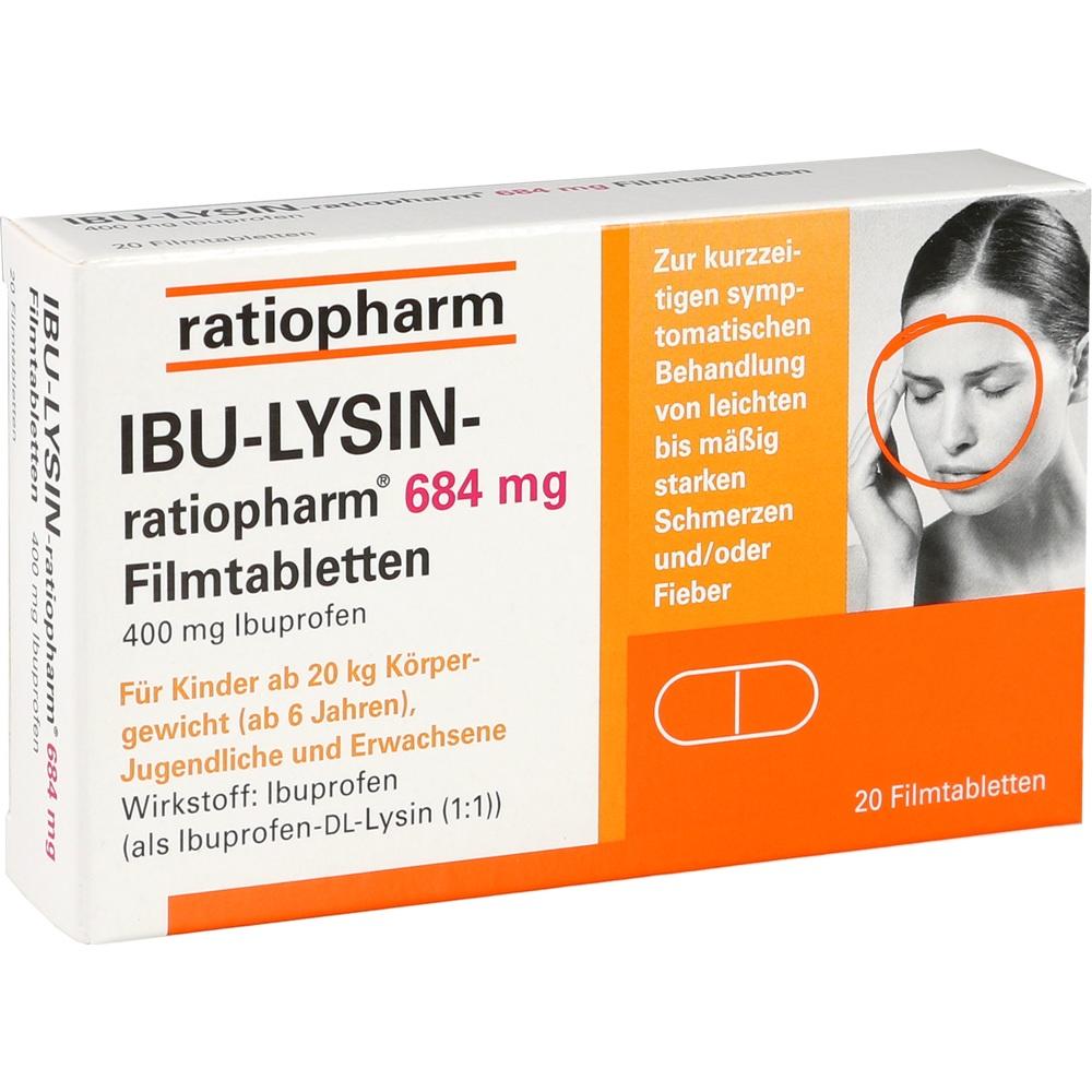 IBU-LYSIN-ratiopharm 684 mg Filmtabletten