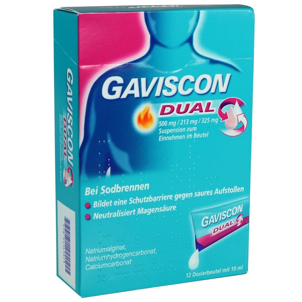 GAVISCON Dual 500mg/213mg/325mg Susp.z.Einn.Btl.
