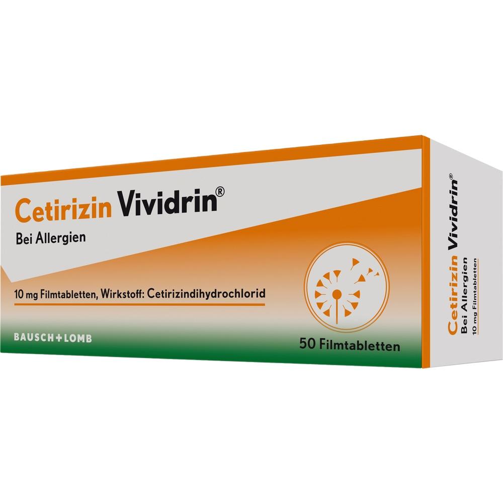 CETIRIZIN Vividrin 10 mg Filmtabletten