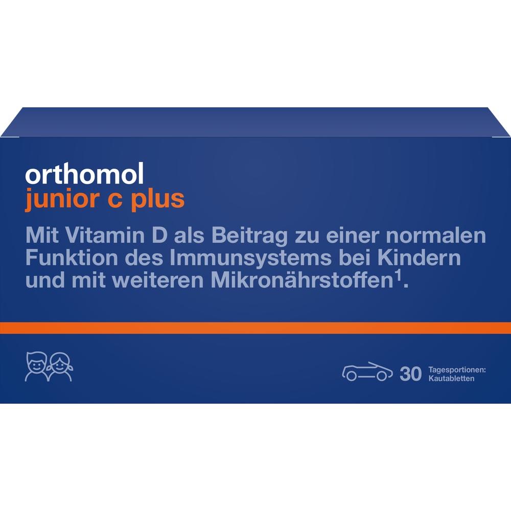 ORTHOMOL Junior C plus Kautabl.Mandarine/Orange