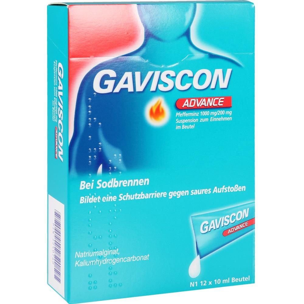 GAVISCON Advance Pfefferminz 1000mg/200mg SUS Btl.