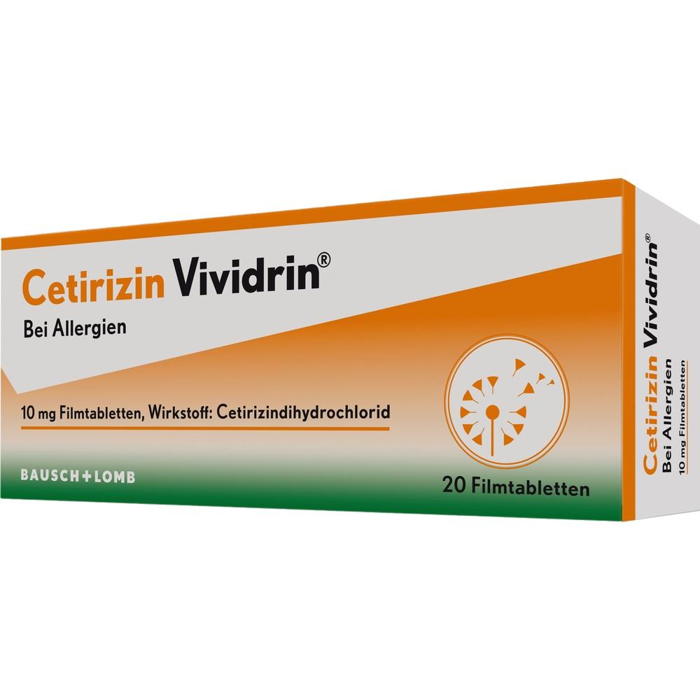 CETIRIZIN Vividrin 10 mg Filmtabletten