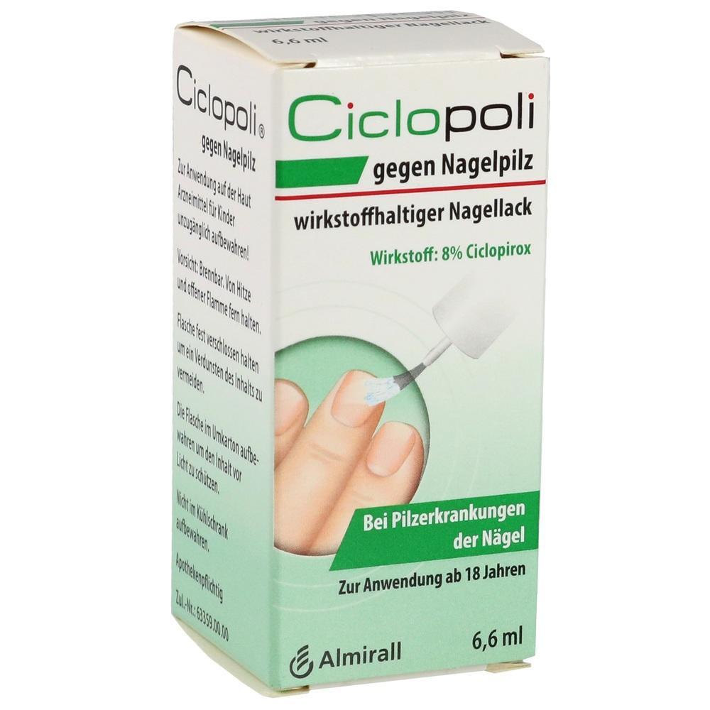 CICLOPOLI gegen Nagelpilz wirkstoffhalt.Nagellack