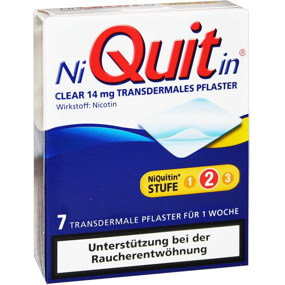 NIQUITIN Clear 14 mg transdermale Pflaster
